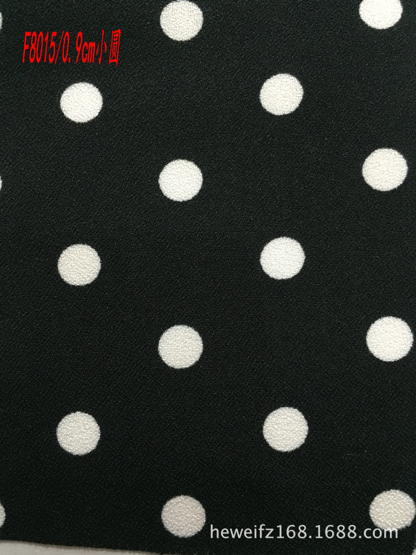 厂价直销F8015现货供应乱麻0.9cm小圆印花时尚服装涤纶阳光麻面料