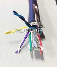 RVSP双绞多芯屏蔽线24芯12P*26AWG0.15平方灰色黑色贝吉色屏蔽线