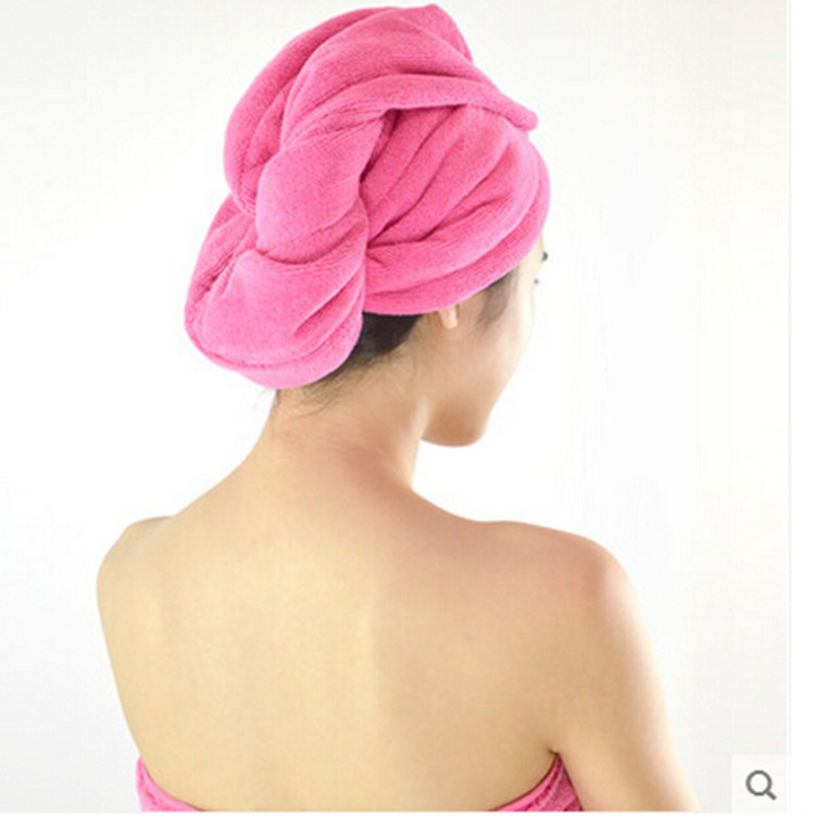 Bamboo fiber Dry hair cap thickening Towel dry hair soft Absorbent Hairdressing Towel Factory Customized wholesale