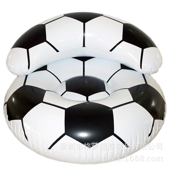 Inflatable fashionable sofa heart shaped PVC