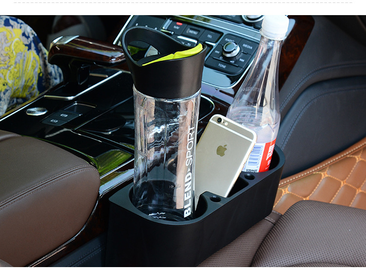 Car Multi-function Storage Rack Car Gap Plug Water Cup Holder Mobile Phone Rack Storage Box Three-in-One