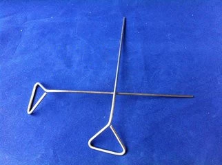 Готовая оптовая продажа, устройство для покрытия посуды Петри из нержавеющей стали, треугольная палочка для покрытия посуды Петри