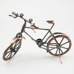 Cross-border e-commerce bicycle model iron art crafts retro home decoration ornaments scenic tourist souvenirs