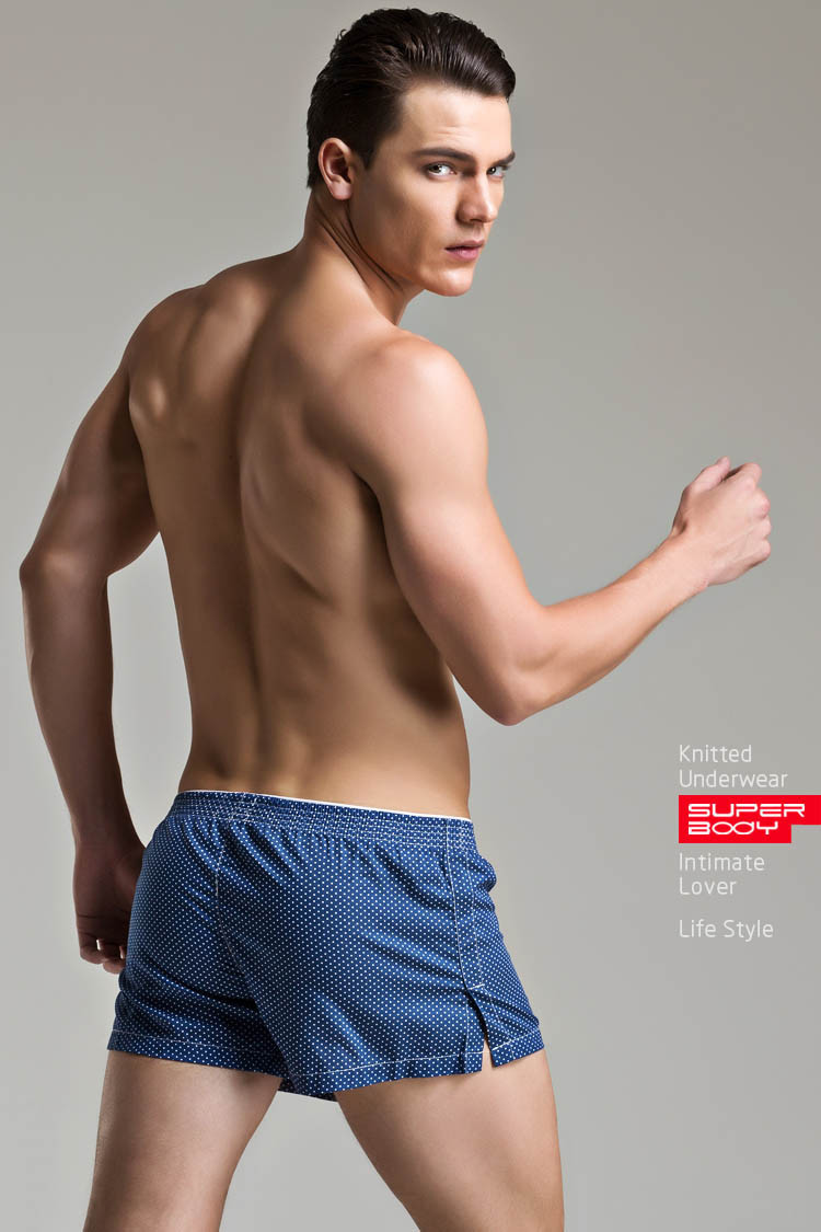 SUP151101阿罗裤圆点蓝004