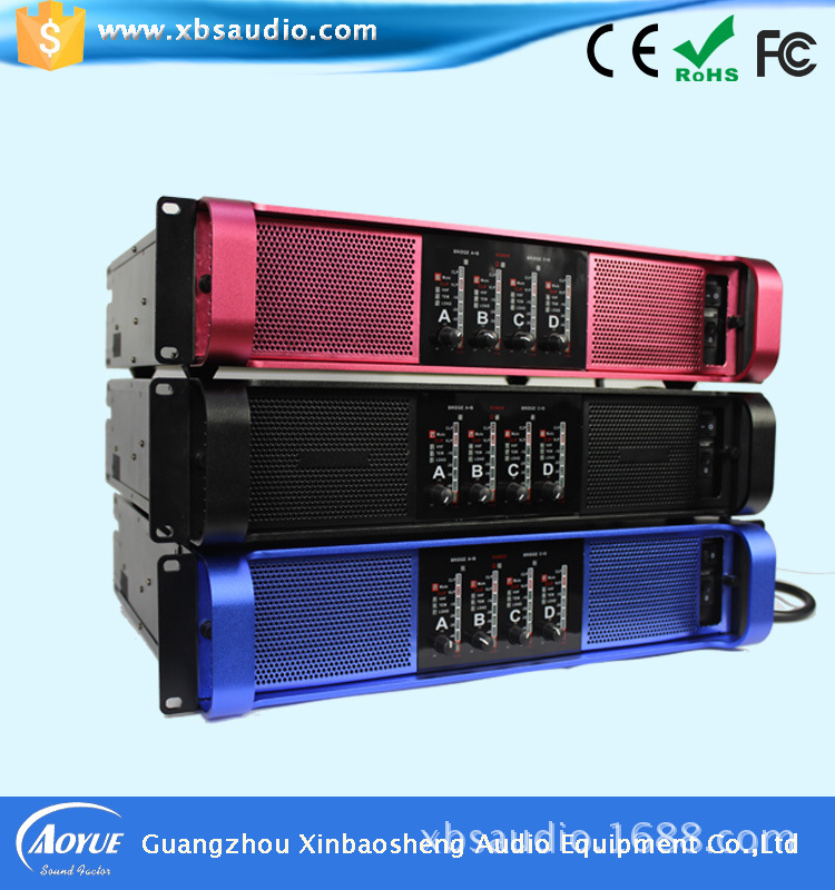 大功率舞台功放機數字開關電源功率放大器4x1300W後級功放