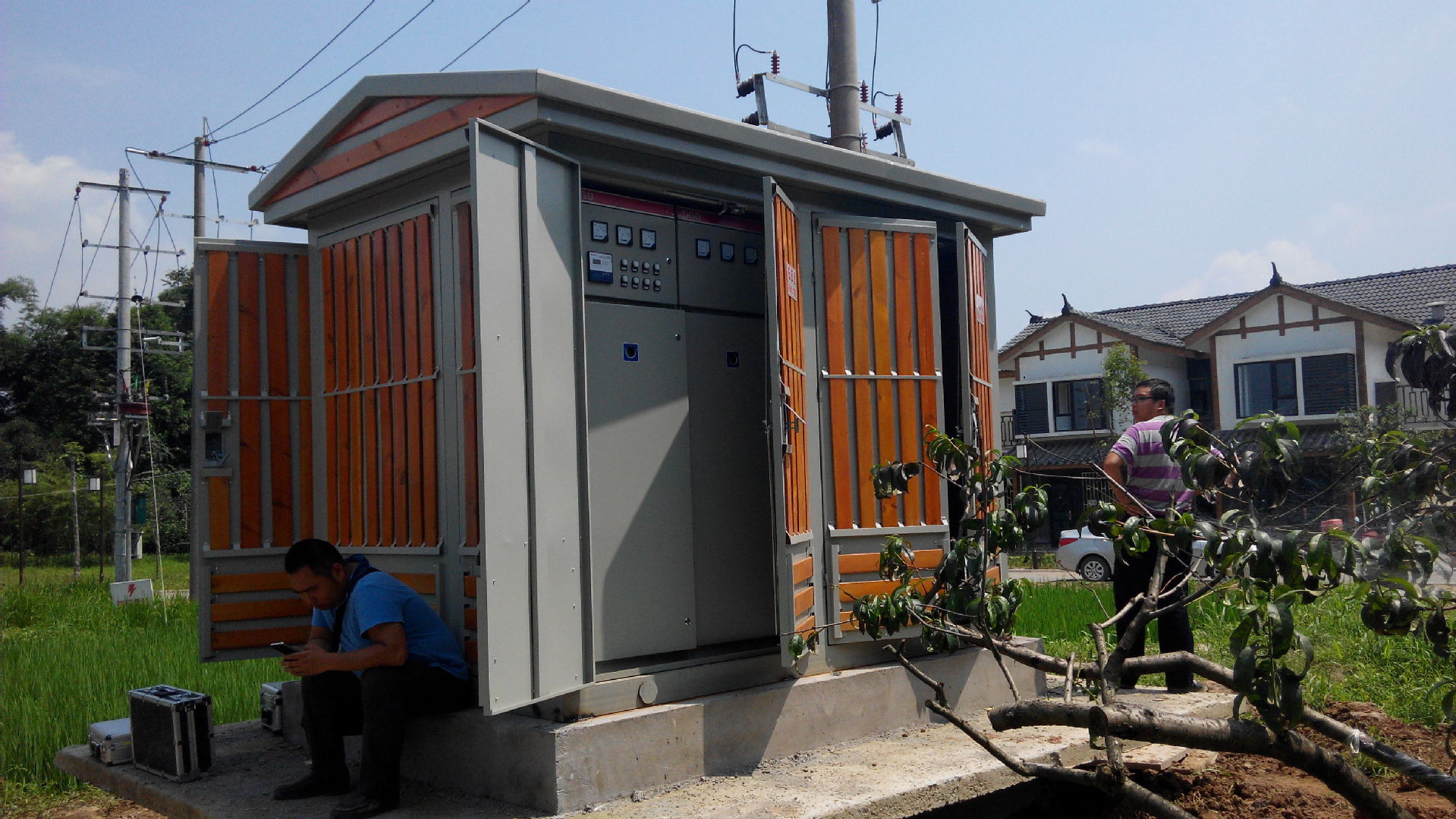 200箱變工地實拍