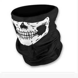无缝多功能魔术头巾 百变头巾 自行车头巾 万圣节道具 骷髅头面罩
