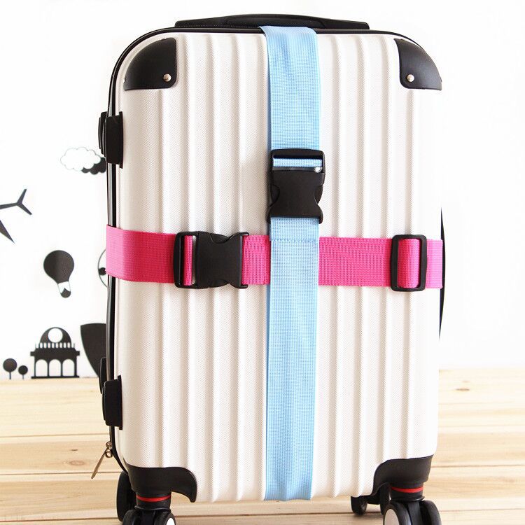 Traveling travel suitcase cross Bundled with trunk security packing belt Checked baggage belt