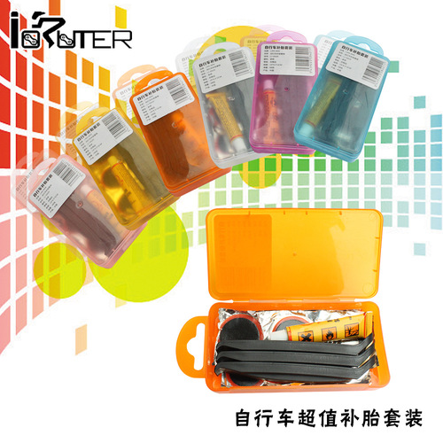 Wholesale bicycle tire repair tool set, mountain bike portable tire repair tool, bike repair factory direct sales