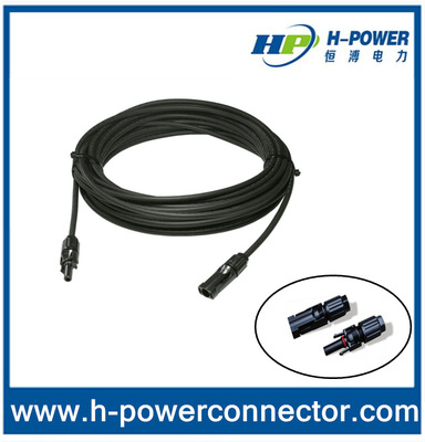 加工定制分布式太陽能光伏發電系統配件MC4延長線電纜/線束