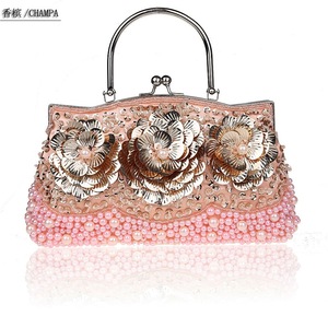 现货批发手工珠绣包 精致新娘礼服包1323