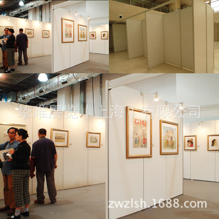 商超户外广告宣传装滑轮移动屏风展板八棱柱展板贴写真带轮子展架