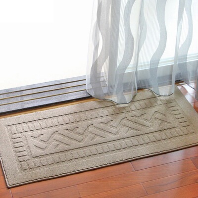 Plain colour Polypropylene thickening register and obtain a residence permit dustproof door mat carpet Shower Room toilet Geek Cushion water uptake non-slip Mat
