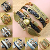 Speed Store DIY Creative Weaving Bracelet Hunger Games Jewelry Harry Potter Death Saint Skin Bracelet