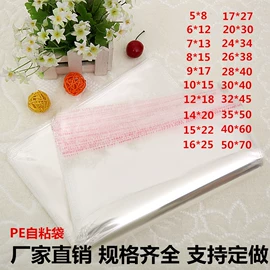 其他塑料薄膜;塑料自封袋;塑料服装袋