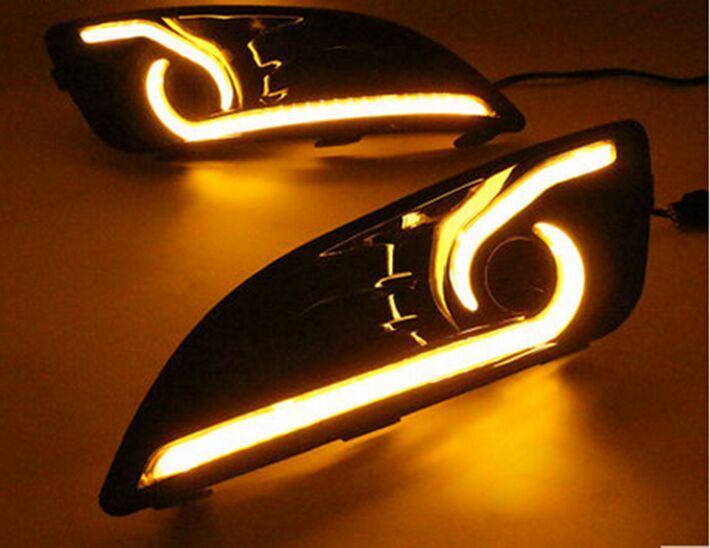 Aplicable a 13-14 ford fiesta luz de marcha diurna LED luz de marcha diurna