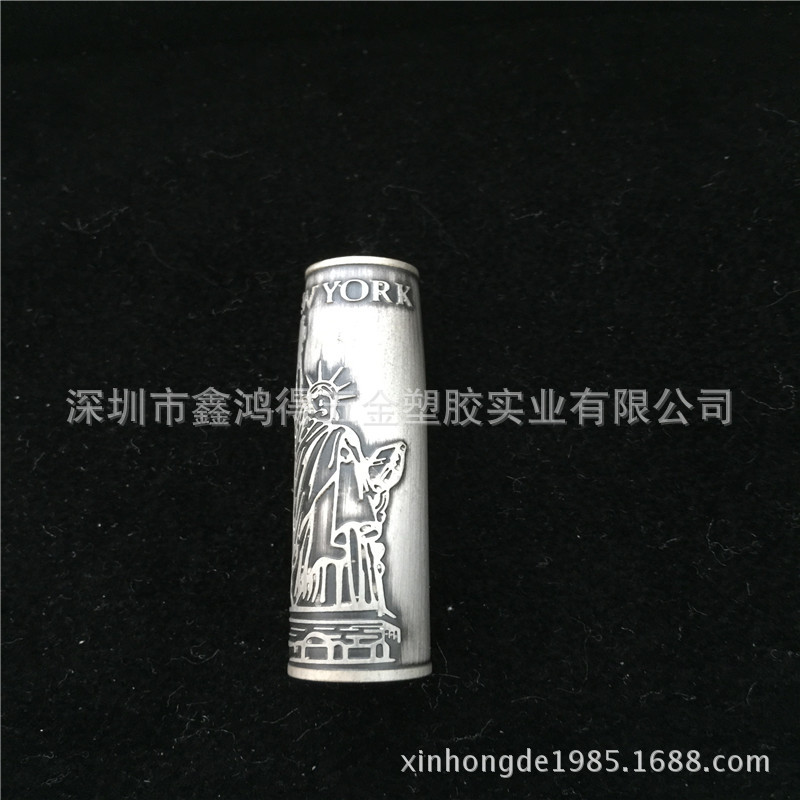 笔筒表面处理古色系铝合金电镀古银色五金古银加工哑光古风加工