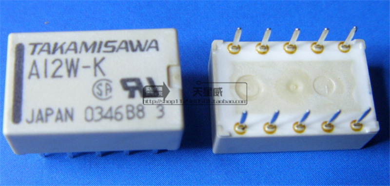 原装TAKAMISWA富士通继电器A12W-K 10脚1A代替松下TQ2-12V EA2-12