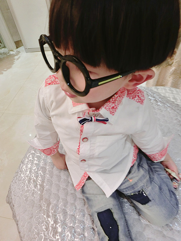 Chemise garcon à manche longue - Ref 2078041 Image 22