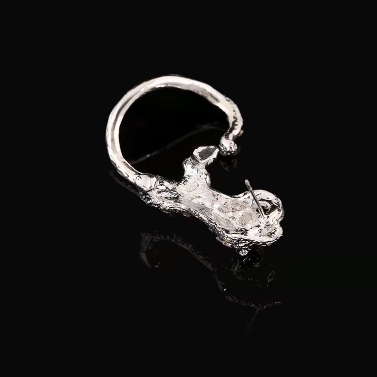 Boucles D&#39;oreilles En Alliage De Diamant Créatif Gecko display picture 4