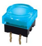 厂家直销轻触带灯开关发光按钮开关12x12系列彩色散光片多选