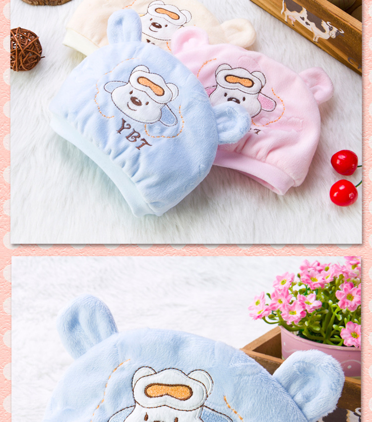 超柔绒婴儿帽子-6