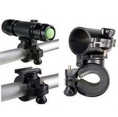 Bicycle light bracket, flashlight holder, bicycle light clip, flashlight base, light bracket for bike, 360-degree rotatable