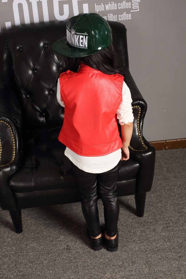 Gilet enfant en cuir - Ref 2069356 Image 12