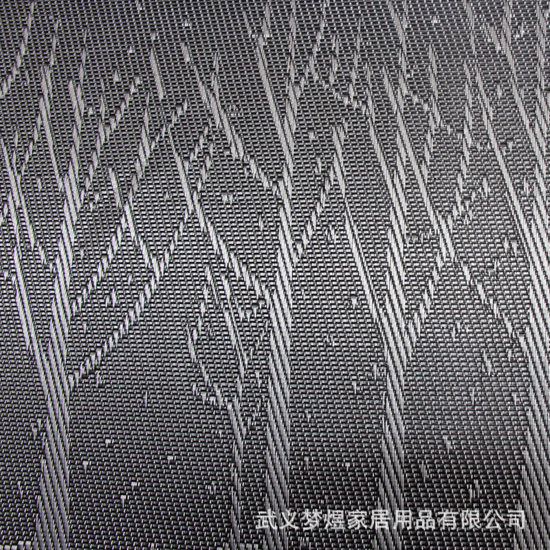 厂家直销提花pvc+pet 混纺编织特斯林网纱