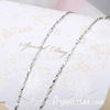 Necklace, fashionable accessory, trend bar, 925 sample silver, silver 925 sample, wholesale