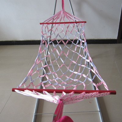 手工编织尼龙丝带摇篮吊椅吊床室内户外成人儿童秋千|ms