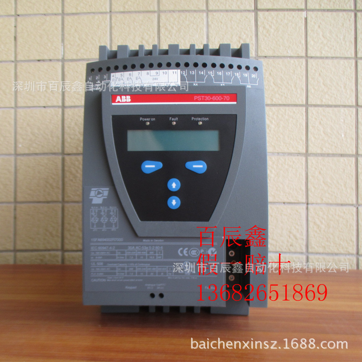 ABB软启动器PST60-600-70 全新原装进口10011524