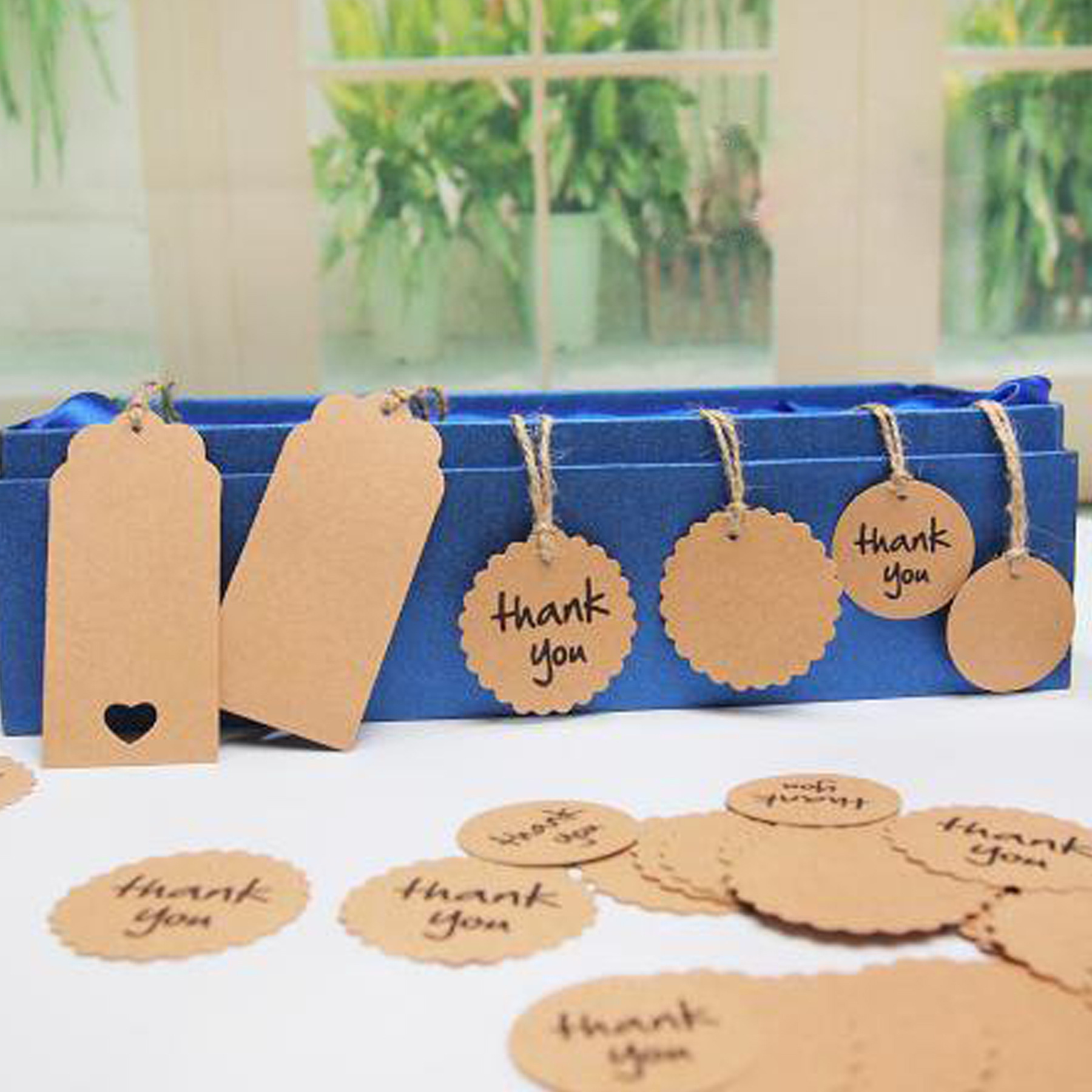 牛皮纸心形许愿diy空白吊牌 礼品饰品吊牌 衣服鞋子帽子挂牌