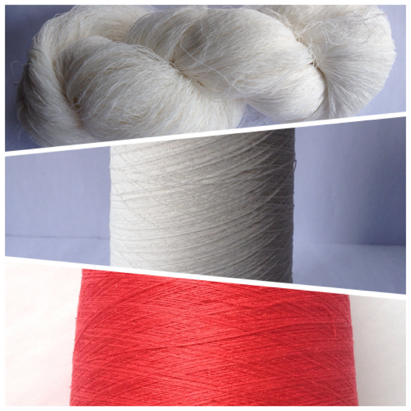 粘锦纱65/35 24支 绞纱  筒纱