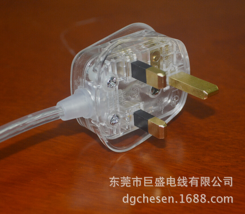 英式BS插头 BSI认证英标插头 SASO插头线 插头电源线 厂家批发