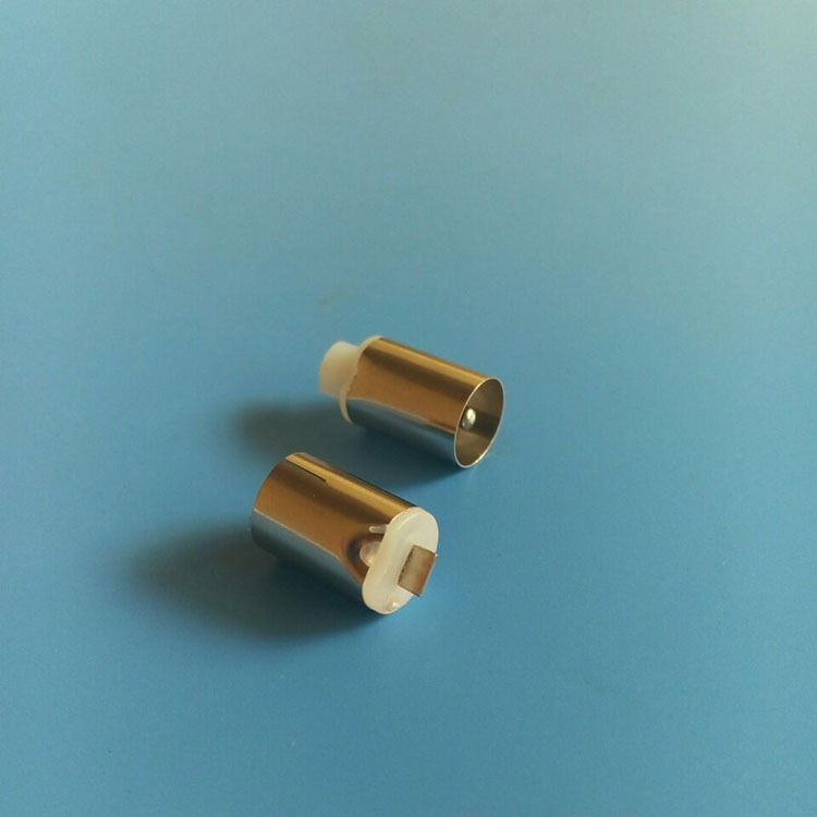 供应优质9.5TV公母插头 铜质9.5TV接头