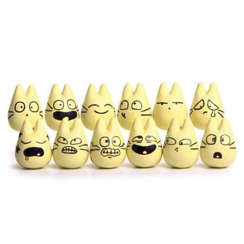 Japanese cartoon 12 super cute expressions Yoshika small fresh DIY figures micro landscape succulent gardening landscaping dolls