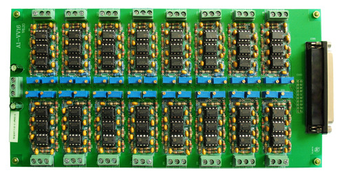 AI-VV16 可接16路输入信号，有源低通滤波