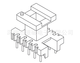 现货EI22骨架 YC-EI-2205-2骨架、5+5P变压器电感线圈、骨架厂家