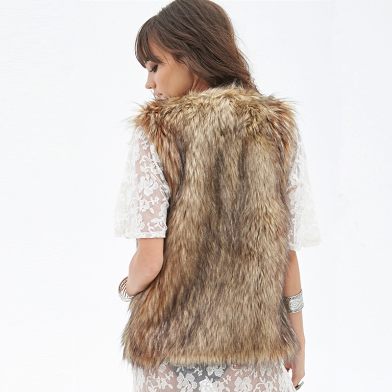 Women's Gender Streetwear Style Women's Streetwear Solid Color Fur