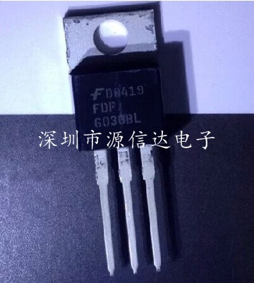 MOS管 FDP6030BL场效应三极管 TO220N沟道30V60A 全新现货