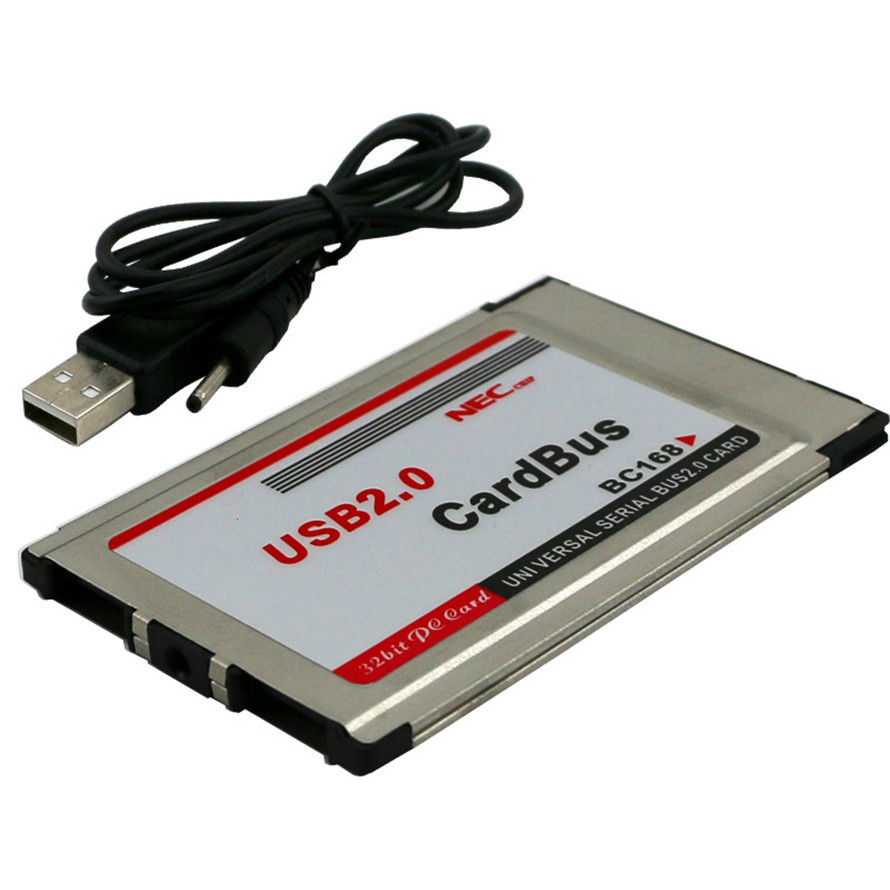 笔记本PCMCIA 转USB2.0扩展卡2口USB2.0 54mm NEC免驱动扩展卡