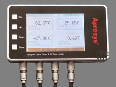 APRESYS四通道温度记录仪189-T4 超大存储温湿度记录仪