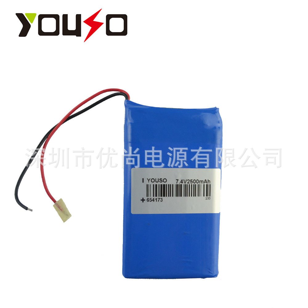 厂家直销3.7V3000mAh654173 大容量聚合物锂电池
