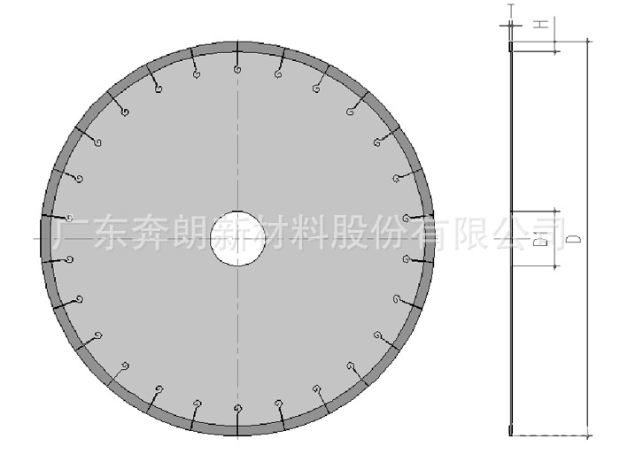 微晶石切割锯片