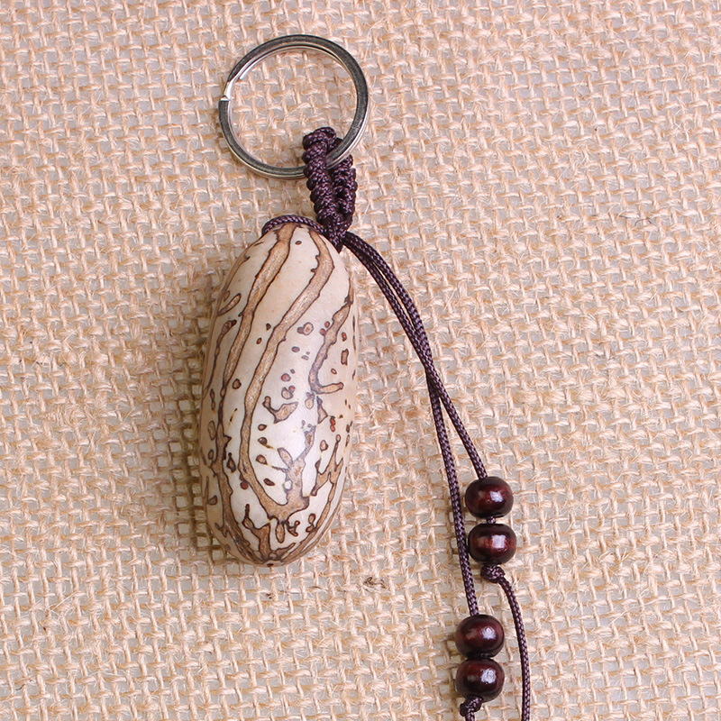 汽車鑰匙扣 千眼菩提鑰匙扣掛件 車載掛件 福祿平安掛件R164-7