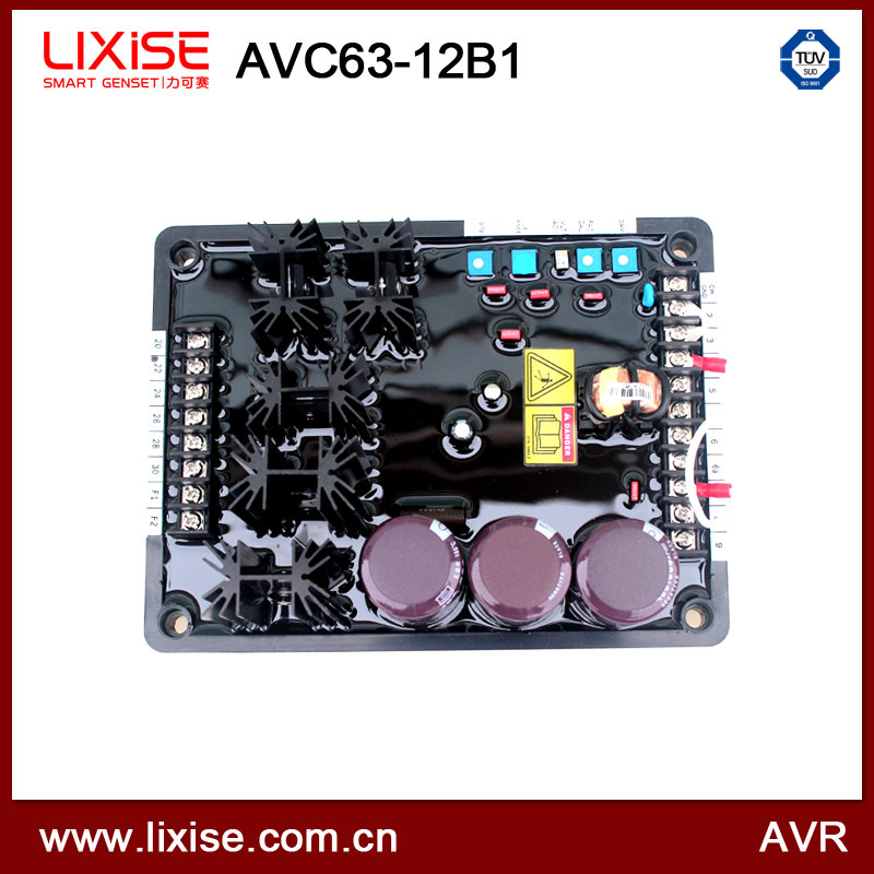 AVC63-12B1发电机励磁电压调节器，力可赛柴油发电机AVR