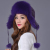 Demi-season import windproof keep warm hat with hood, increased thickness, wholesale