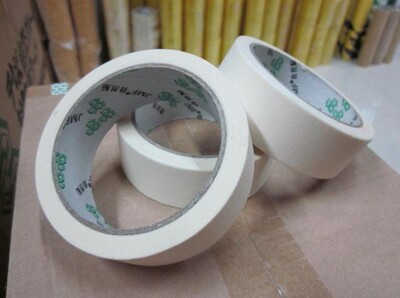 美纹纸 皱纹胶 24mmX25Y美纹胶 喷漆用胶纸 布纹胶 纸胶带|ru