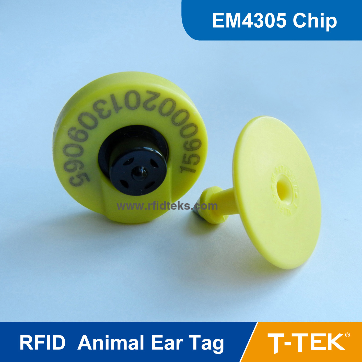 猪耳标动物耳标-ID电子耳标134.2KHz 耳标 RFID猪耳标 EM4305芯片